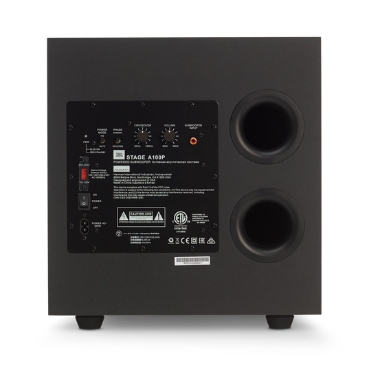 JBL Stage A100P - Black - Home Audio Loudspeaker System - Back
