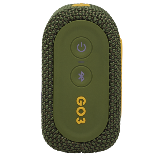 JBL Go 3 - Green - Portable Waterproof Speaker - Right