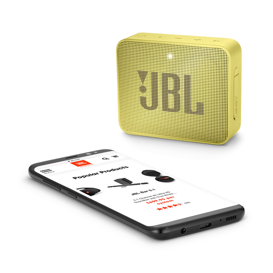 JBL Go 2 - Lemonade Yellow - Portable Bluetooth speaker - Detailshot 3