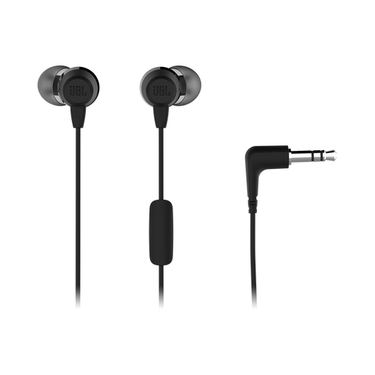 JBL C50HI - Black - In-Ear Headphones - Detailshot 1